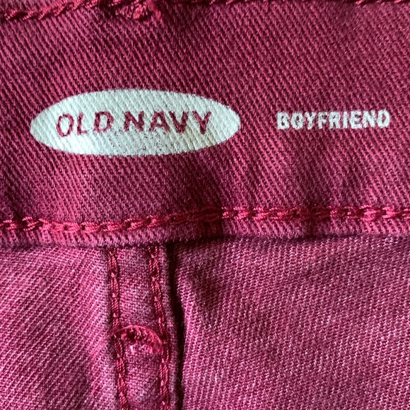 Old Navy Boyfriend Denim Shorts Raw Frayed Hem 🆕 - Picture 5 of 8